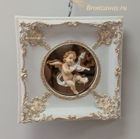 Картина АНУШ  картина, настенная, объемная, купить, барельеф, на стену, необычные, панно, ангел, в интерьере, в детскую, в гостиную, в кабинет, в спальню, в коридор, в дом, красивые, декор, украшение, небольшие, подарки